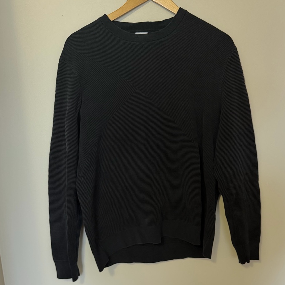Zara Ribbed Crewneck Sweater